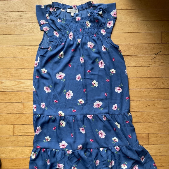 Brand New Women’s Monteau Blue Floral Dress - Picture 4 of 12